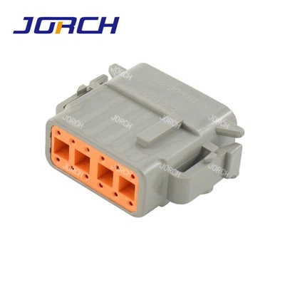 کانکتور DTM خودرو ضد آب زن 12 پین با محفظه خاکستری برای مهار سیم DTM06-12S