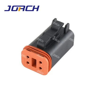 کانکتور زن 4 پین ضد آب دویچ خودکار اتصالات TE اتصال DT06-4S-E004
