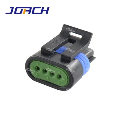 کانکتور جایگزین Pa66 مهر و موم شده DJ7041Y-1.5-21 کانکتور خودکار زن Automotive Black Plastic 4 Pin CN;ZHE